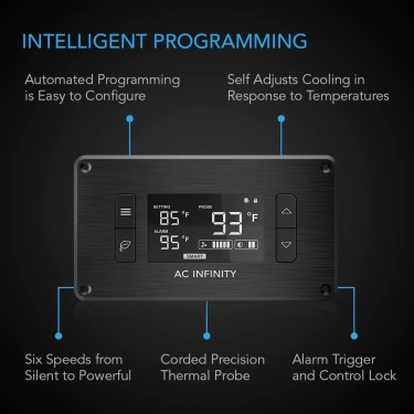 Контролер системи охолодження AC Infinity Controller 2 Black