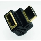 Кутовий HDMI подовжувач Silent Wire Angle Jack L Form Black Кутовий HDMI подовжувач Silent Wire Angle Jack L Form Black