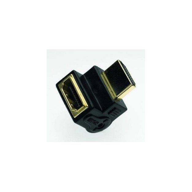 Angled HDMI Extender Silent Wire Angle Jack L Form Black