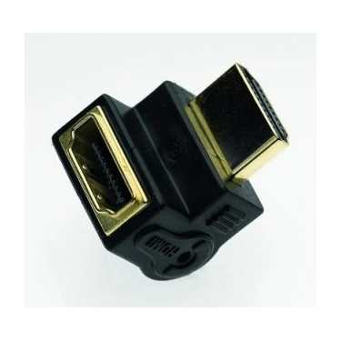 Кутовий HDMI подовжувач Silent Wire Angle Jack L Form Black