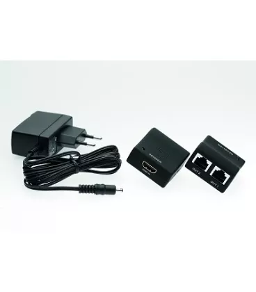 Перехідник-підсилювач із блоком живлення Silent Wire HDMI - RJ 45 Adapter