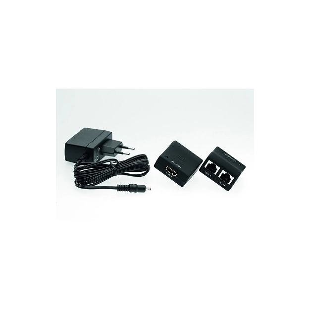 Переходник-усилитель с блоком питания Silent Wire HDMI - RJ 45 Adapter
