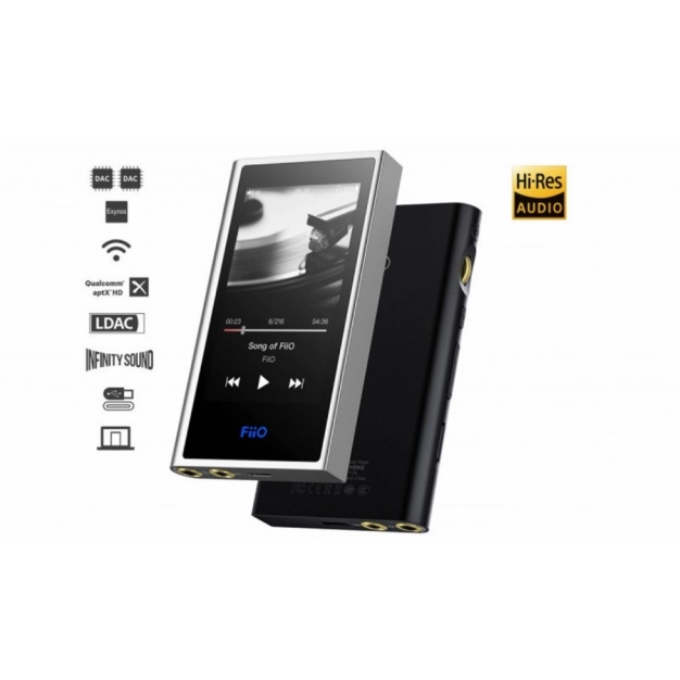 Портативний аудіоплеєр FIIO M9 Silver Портативний аудіоплеєр FIIO M9 Silver