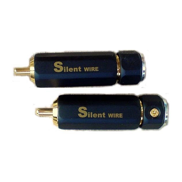 Високоякісні рознімання RCA Silent Wire RCA Stecker Serie 16 Au SW