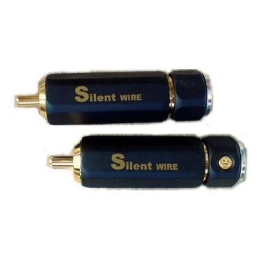 Високоякісні рознімання RCA Silent Wire RCA Stecker Serie 16 Au SW