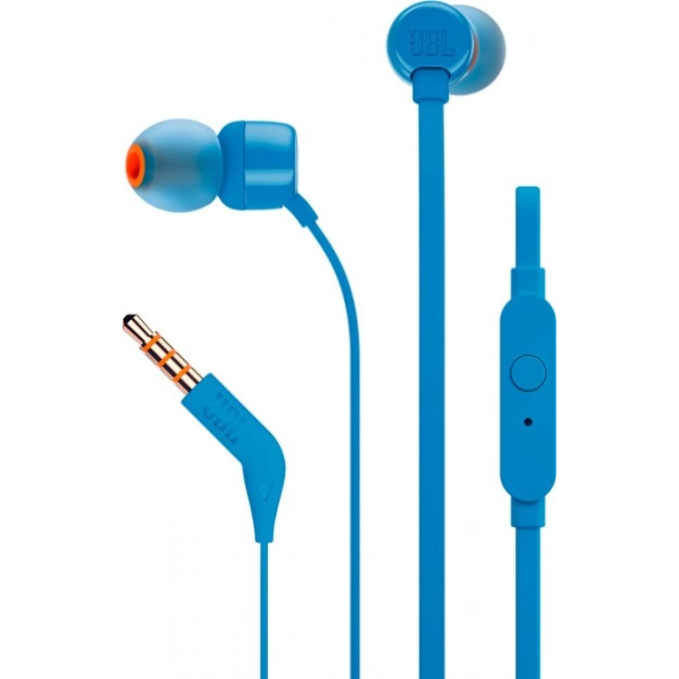 Внутрішньоканальні навушники JBL Headphones Tune 110 Blue