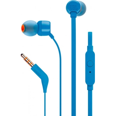 Внутрішньоканальні навушники JBL Headphones Tune 110 Blue