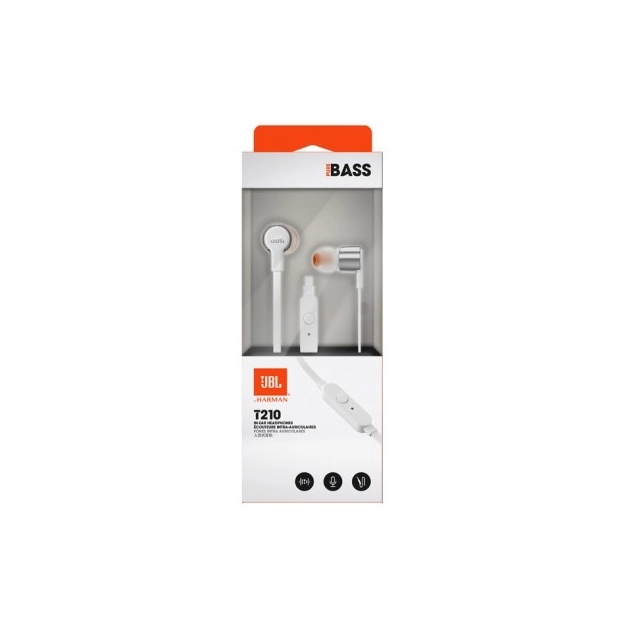 Вставні навушники JBL Headphones Tune 210 Grey