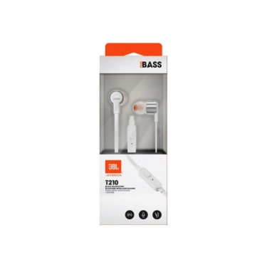 Вставні навушники JBL Headphones Tune 210 Grey