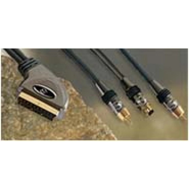 Міжблочний перехідний кабель Silent Wire Scart Cable to S-VHS + 3,5mm Jack