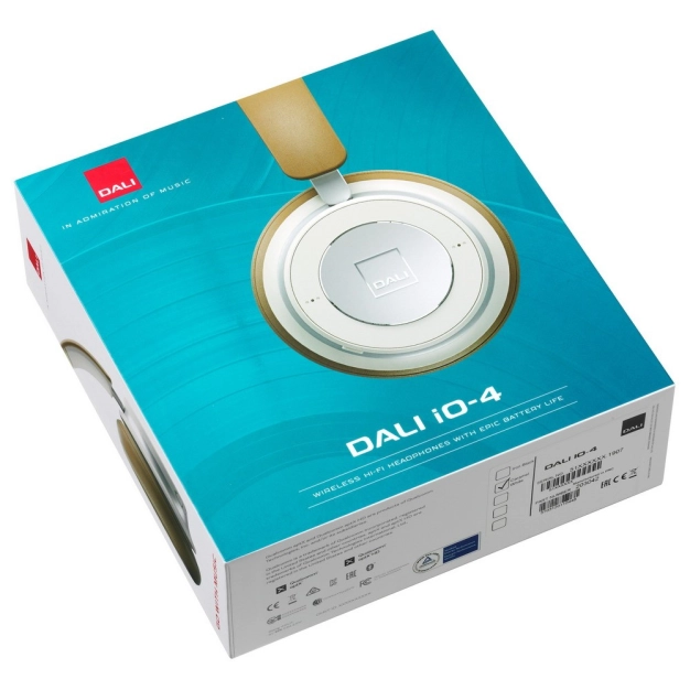 Бездротові Bluetooth навушники: DALI IO-4 Caramel White