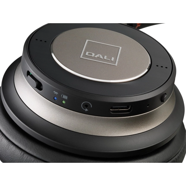 Бездротові Bluetooth навушники з активним шумопоглинанням: DALI IO-6 Iron Black