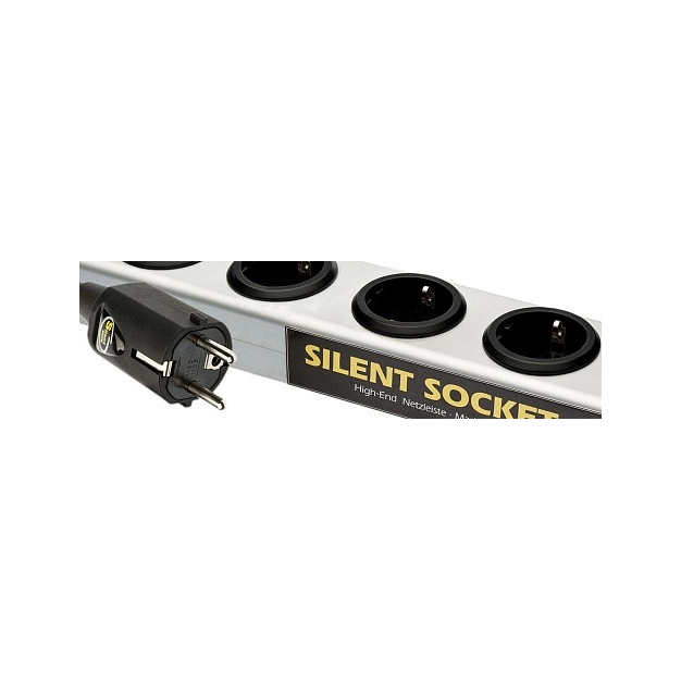 Мережеві розгалужувачі, фільтри Silent Wire Silent Socket 6, filtered, 6 sockets Мережеві розгалужувачі, фільтри Silent Wire Silent Socket 6, filtered, 6 sockets