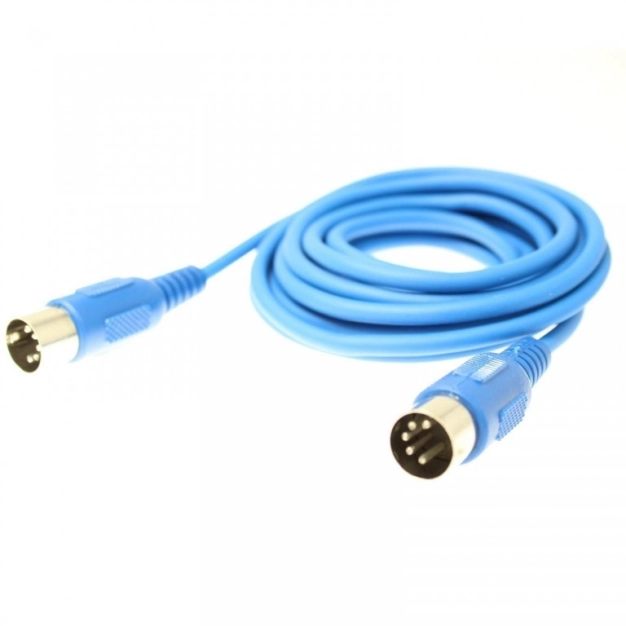 MIDI кабель Reloop MIDI cable 1.5 m Blue