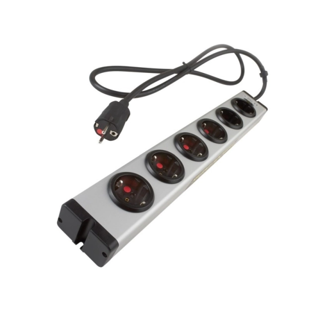 Мережеві розгалужувачі, фільтри Silent Wire Silent Socket 6, filtered, 6 sockets