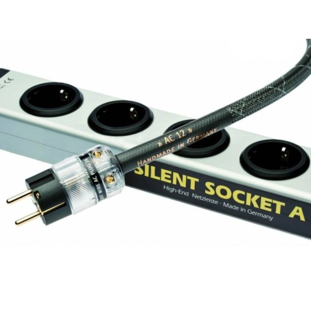 Мережеві розгалужувачі, фільтри Silent Wire SilentSocket 12 mk2, filtered, 6 sockets