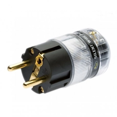 Силовий роз'єм Silen Wire AC Plug 16, тато, gold