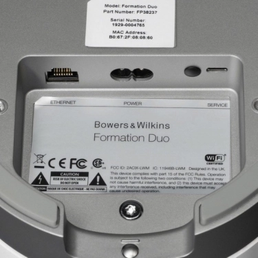 Бездротова стерео акустика Bowers & Wilkins Formation Duo White