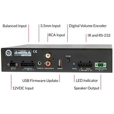 Підсилювач Episode ECA-70VMINI-60W black