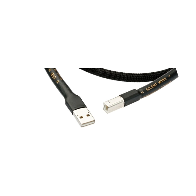 Цифровий аудіо кабель Silent Wire USB16, USB-A до USB-B або USB-A, 1.5 м