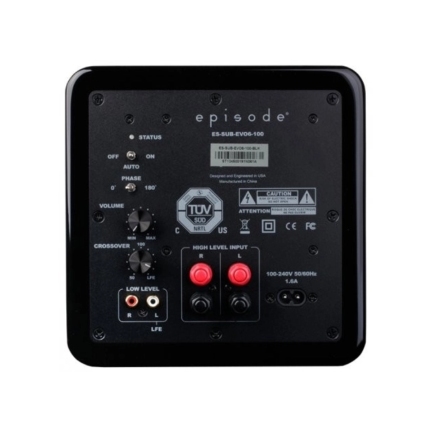 Сабвуфер Episode ES-SUB-EVO6-100 Gloss Black Сабвуфер Episode ES-SUB-EVO6-100 Gloss Black