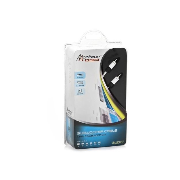 Кабель сабвуферний Real Cable SUB-1 (1RCA-1RCA) 1.0 м Кабель сабвуферний Real Cable SUB-1 (1RCA-1RCA) 1.0 м