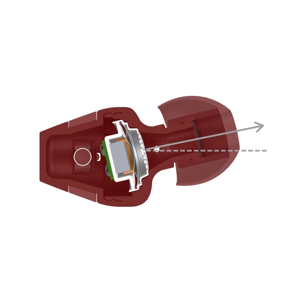 Навушники-вкладиші Pioneer SE-C1T-R Bordeaux Red