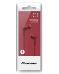 Навушники-вкладиші Pioneer SE-C1T-R Bordeaux Red