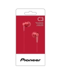 Вставні навушники Pioneer SE-C3T-R Carmine Red