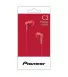 Вставні навушники Pioneer SE-C3T-R Carmine Red