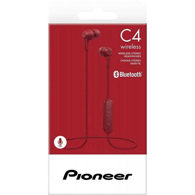Бездротові навушники-вкладиші Pioneer SE-C4BT-R Red