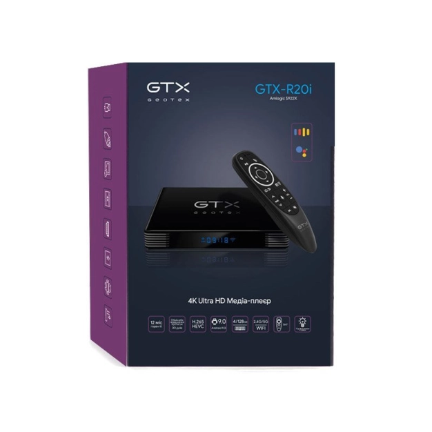 Медіаплеєр Geotex GTX-R20i 4/128 GB Медіаплеєр Geotex GTX-R20i 4/128 GB