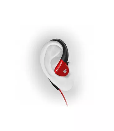 Навушники Pioneer SE-E3-R IPX2 Red
