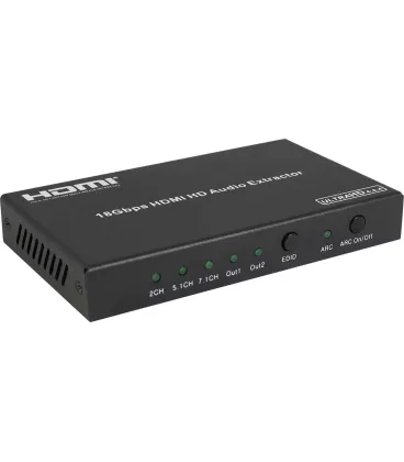 Аудіо екстрактор AirBase DC-CN11A HDMI 2.0 HD з додатковим HDMI