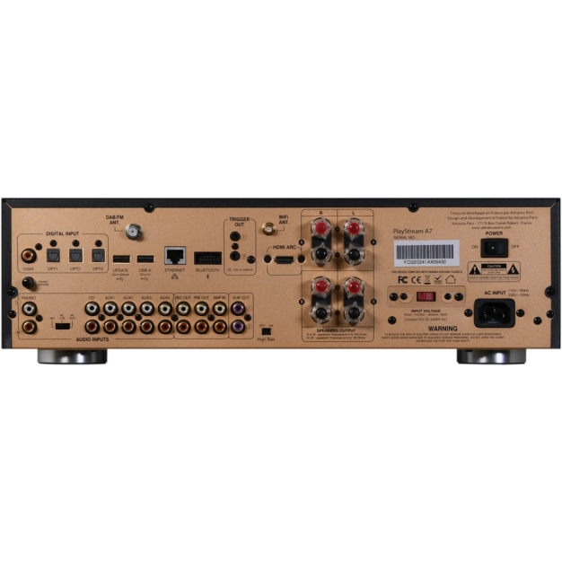 Інтегральний підсилювач із вбудованим стрімером Advance Paris PlayStream A7
