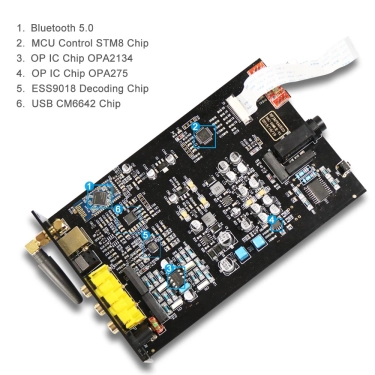 Цифро-аналоговий перетворювач FX Audio DAC-X6MKII 192kHz з Bluetooth 5.0 Black
