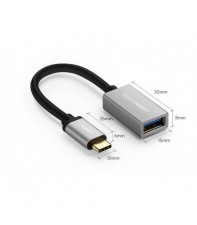 Межкомпонентный кабель Ugreen US203 USB Type C to USB OTG Cable USB 3.0