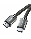 Міжблочний кабель UGREEN HD135 HDMI to HDMI, 1 m, v2.1 8K-60Hz/4K-120Hz Braided Gray 70319