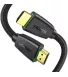 Міжблочний кабель UGREEN HD118 HDMI to HDMI, 2 m, v2.0 UltraHD 4K-3D Braided Black 40410