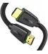 Міжблочний кабель UGREEN HD118 HDMI to HDMI, 1.5 m, v2.0 UltraHD 4K-3D Braided Black 40409