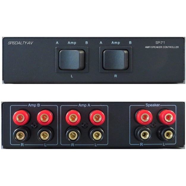 Комутатор із 2-х підсилювачів на 1 пару колонок SPECIALTY-AV SP-71 Комутатор із 2-х підсилювачів на 1 пару колонок SPECIALTY-AV SP-71