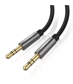 Міжблочний кабель UGREEN AV119 3.5 mm to 3.5 mm Audio Cable, 3 m Black 10736