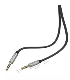 Міжблочний кабель UGREEN AV119 3.5 mm to 3.5 mm Audio Cable, 2 m Black 10735