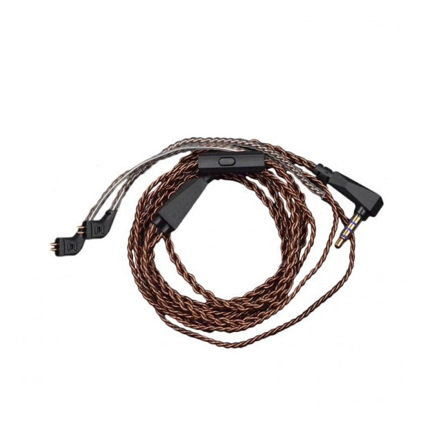 Кабель для навушників Knowledge Zenith Original Brown Mic cable (C) for ZS10 pro, ZSN