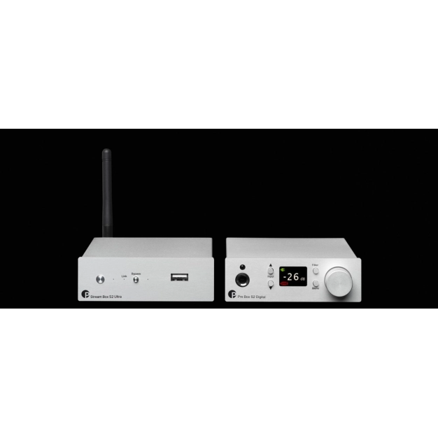 Попередній підсилювач Pro-Ject Set Pre Box S2 Digital+Stream Box S2 Ultra Chrome