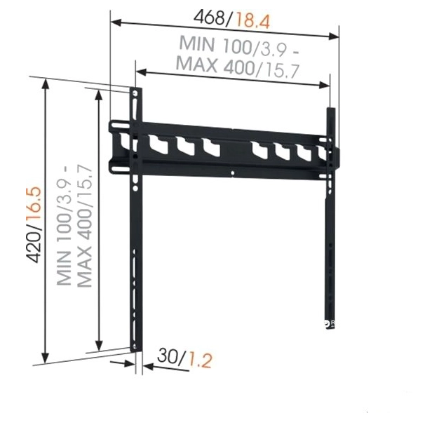 Настінний кронштейн для LED MA3000, Black