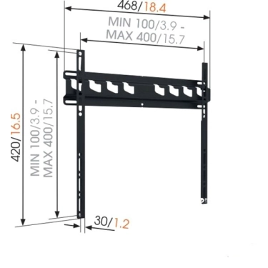 Настінний кронштейн для LED MA3000, Black