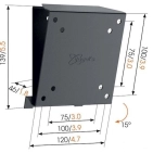 Настінний кронштейн для LED MA1010, Black Настінний кронштейн для LED MA1010, Black