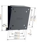 Настінний кронштейн для LED MA1010, Black