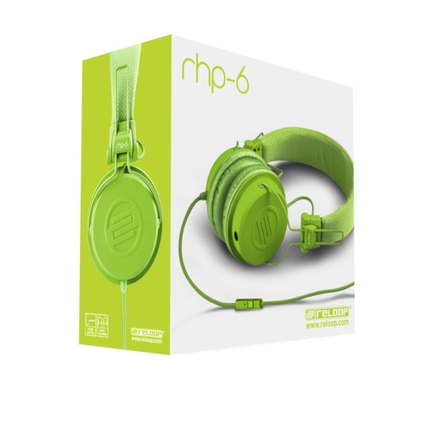 Навушники Reloop RHP-6 Green Навушники Reloop RHP-6 Green